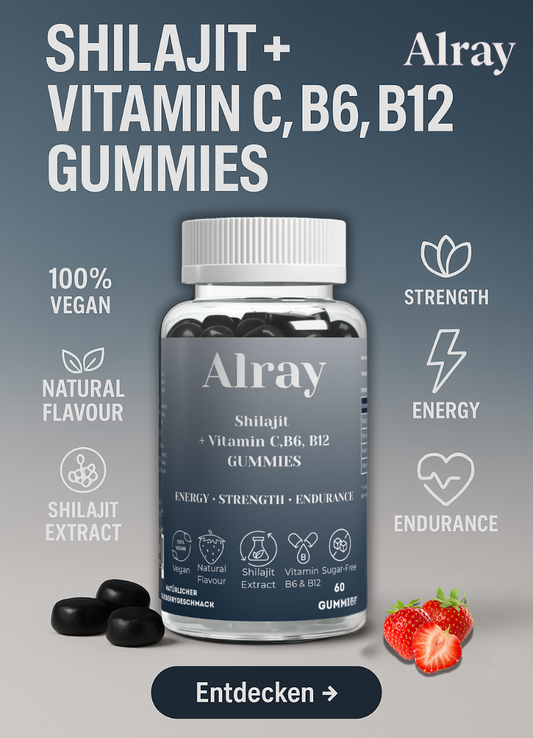 Shilajit Gummies + Vitamin C,B6, B12 - 60 Stk.